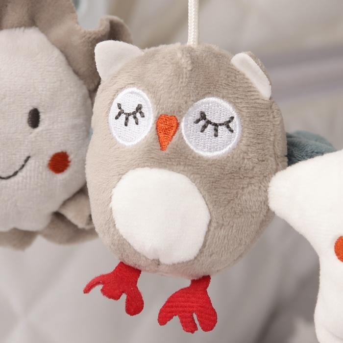 Подвеска - погремушка «Совушка», пищалка, шуршит, на кроватку, коляску, Крошка Я Подвеска - погремушка «Совушка», пищалка, шуршит, на кроватку, коляску, Крошка Я