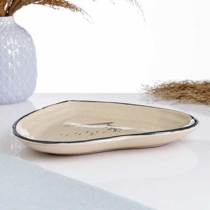 Тарелка Тарелка "Сердце" 23х22см, лирика