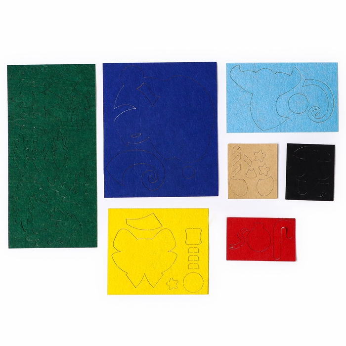 Венок из фетра своими руками на Новый год «Новогодняя Змея», новогодний набор для творчества Венок из фетра своими руками на Новый год «Новогодняя Змея», новогодний набор для творчества