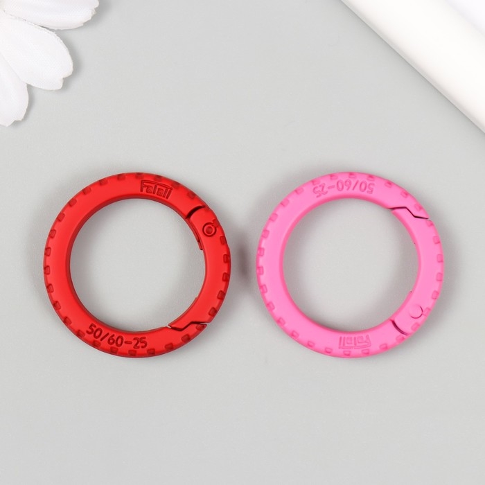 Карабин металл Карабин металл "Колесо" МИКС 3,5х3,5 см