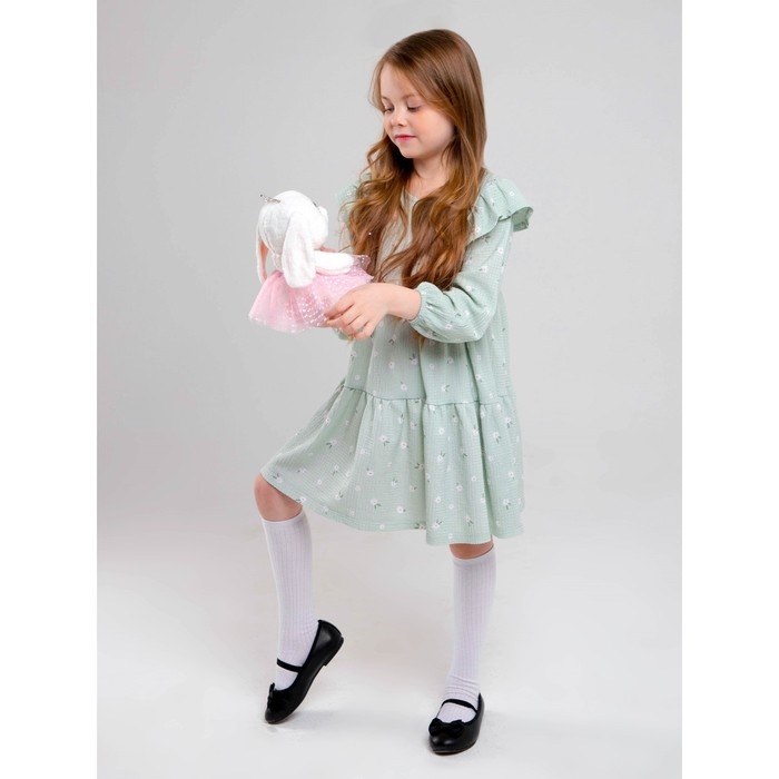 Мягкая игрушка «Зайка Ла-Пу-Ля», в платье, с короной Мягкая игрушка «Зайка Ла-Пу-Ля», в платье, с короной