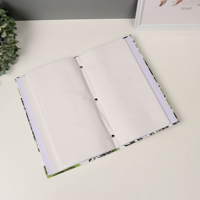 Фотоальбом на 300 фото 10х15 см  Фотоальбом на 300 фото 10х15 см "Фламинго и зебры" 33,5х17,5х5 см