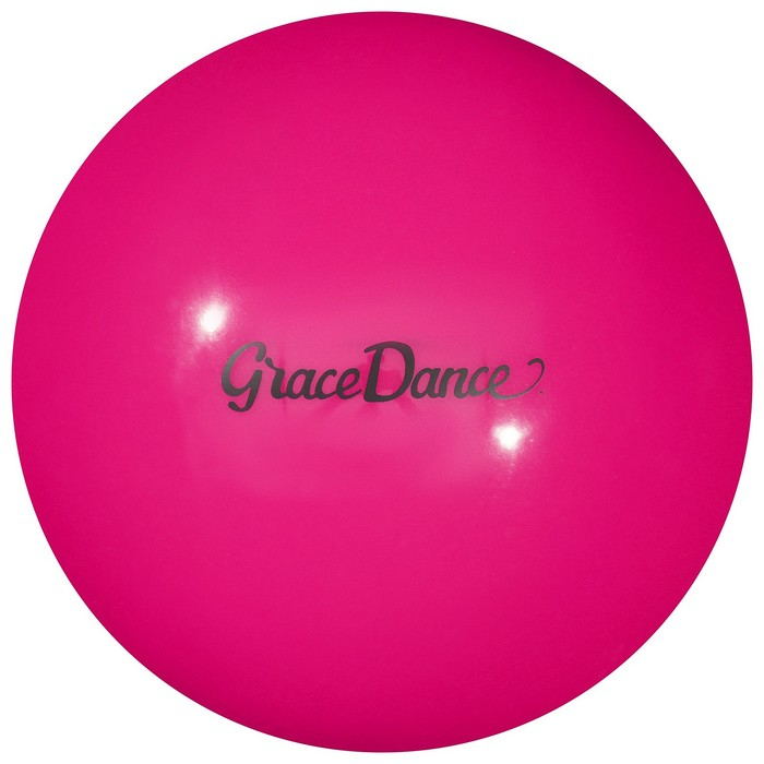 Мяч для художественной гимнастики Grace Dance, d=16,5 см, 280 г, цвет розовый Мяч для художественной гимнастики Grace Dance, d=16,5 см, 280 г, цвет розовый