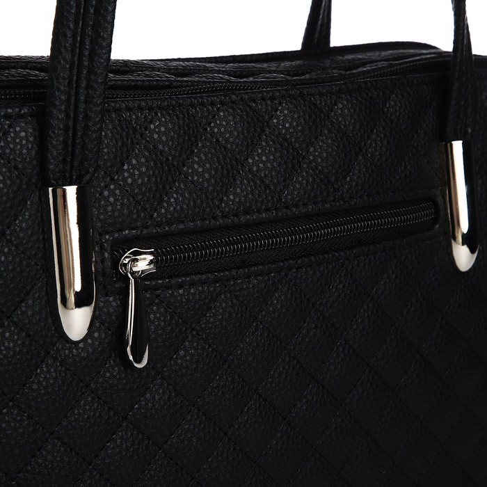 Сумка женская TEXTURA, тоут, средний размер, цвет чёрный