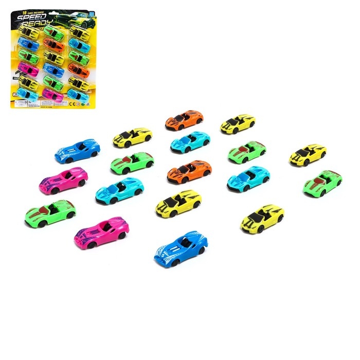 Набор машин «Рейсер», 18 штук Набор машин «Рейсер», 18 штук