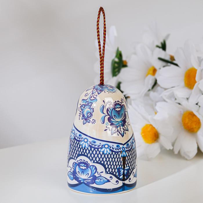 Колокольчик  Колокольчик "Матрешка" На счастье! 7см