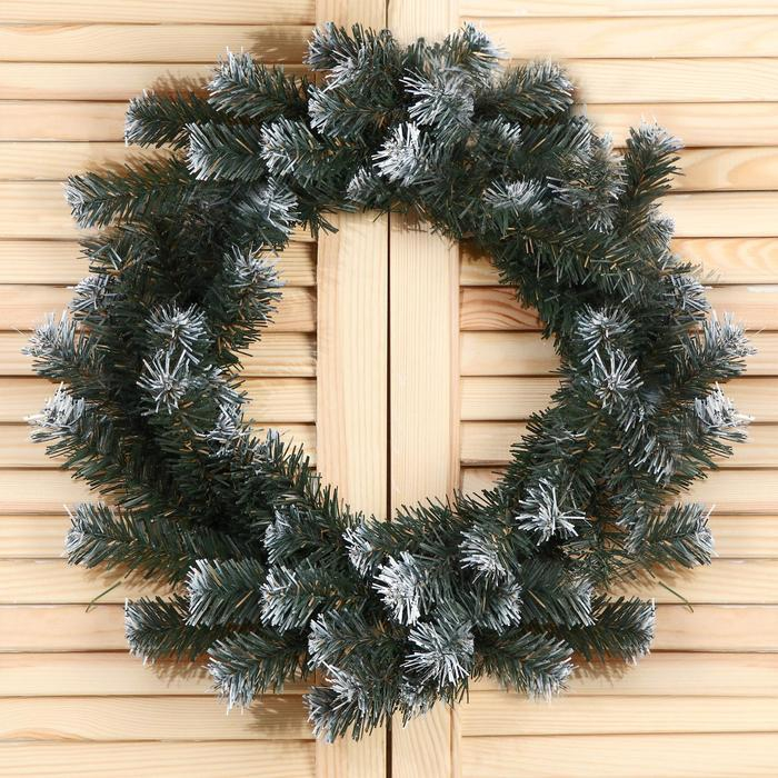 Венок Венок "Классический" белоснежный 45 см