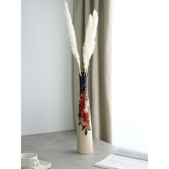 Ваза керамическая Ваза керамическая "Беатриче", напольная, разноцветная, 46 см, авторская работа