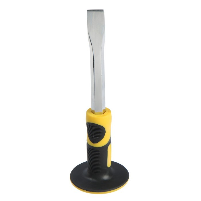 Зубило плоское ТУНДРА, сталь 45, хромированное, 2К рукоятка, 250 х 25 мм Зубило плоское ТУНДРА, сталь 45, хромированное, 2К рукоятка, 250 х 25 мм