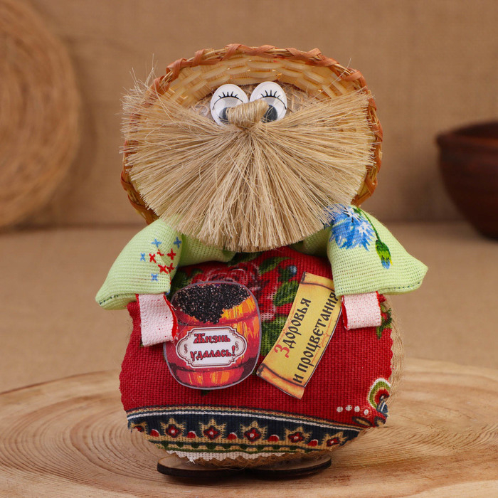 Оберег «Домовой Нафаня», 15 см, микс Оберег «Домовой Нафаня», 15 см, микс