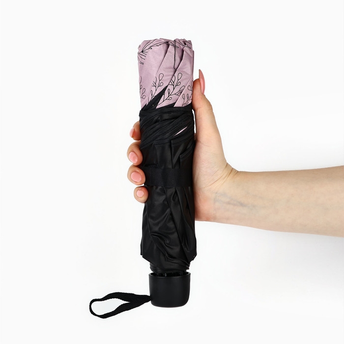 Зонт механический с фигурным краем Зонт механический с фигурным краем "Веточки"