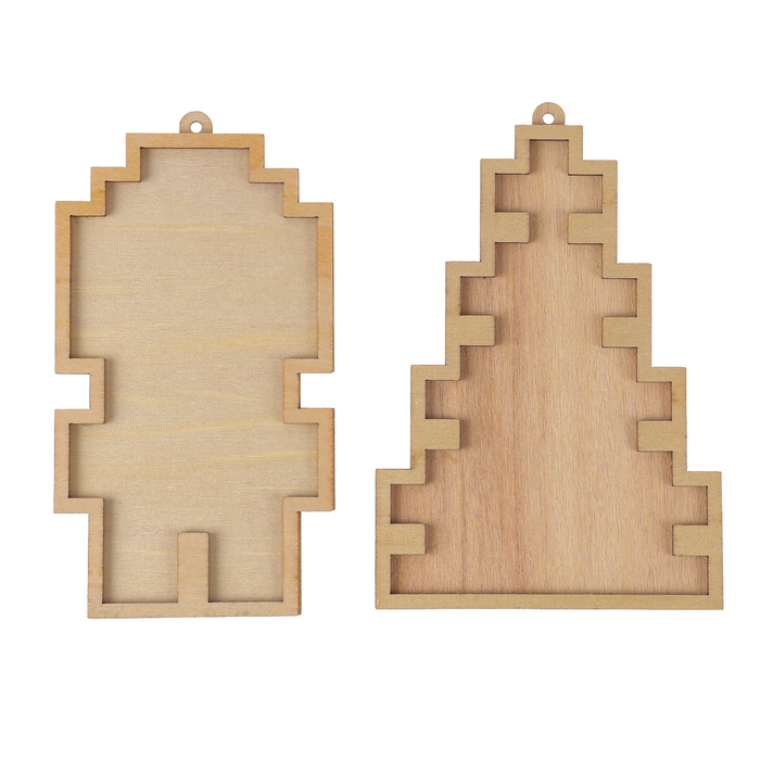 Набор для творчества «Ёлочная игрушка. Мозаика», 2 шт., керамическая Набор для творчества «Ёлочная игрушка. Мозаика», 2 шт., керамическая