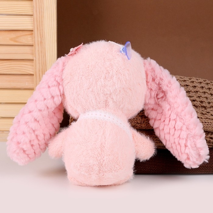 Мягкая игрушка «Зайка», 26 см, цвет розовый
