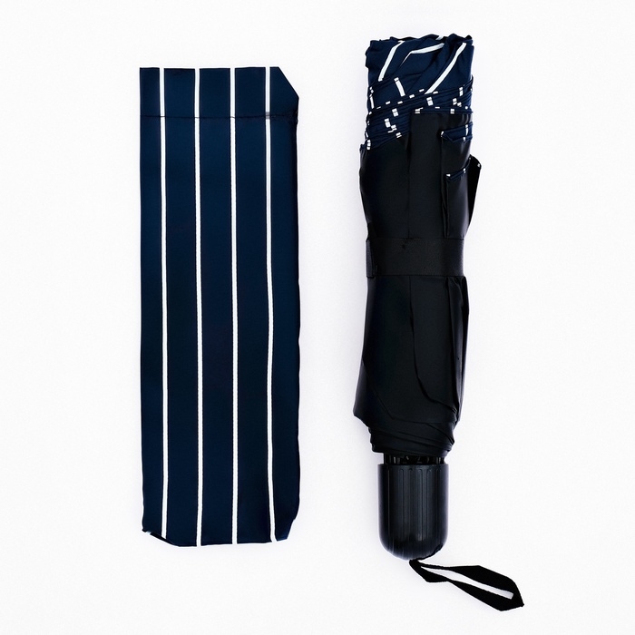 Зонт механический «Полосы», эпонж, 4 сложения, 8 спиц, R = 50/57 см, D = 114 см, цвет МИКС Зонт механический «Полосы», эпонж, 4 сложения, 8 спиц, R = 50/57 см, D = 114 см, цвет МИКС