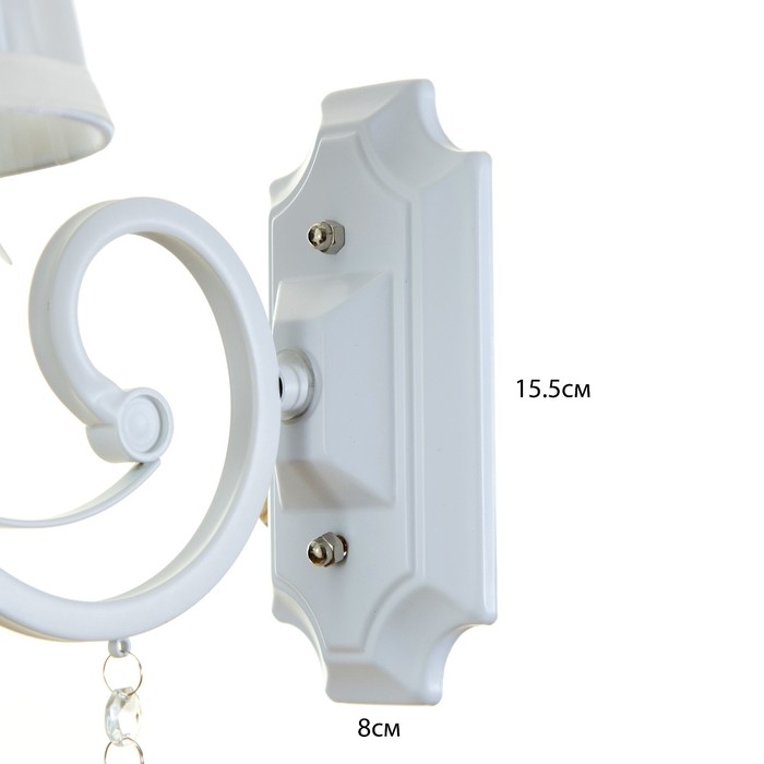 Бра 2191/1 E14 40Вт белый 25х12х20 см