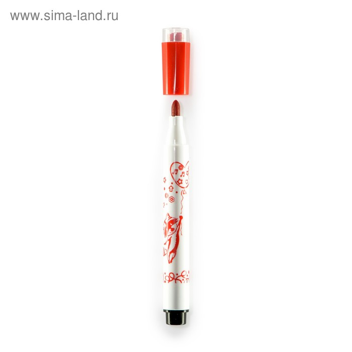 Фломастеры-штампики 12 цветов, Funcolor, в пластиковом пенале, МИКС Фломастеры-штампики 12 цветов, Funcolor, в пластиковом пенале, МИКС