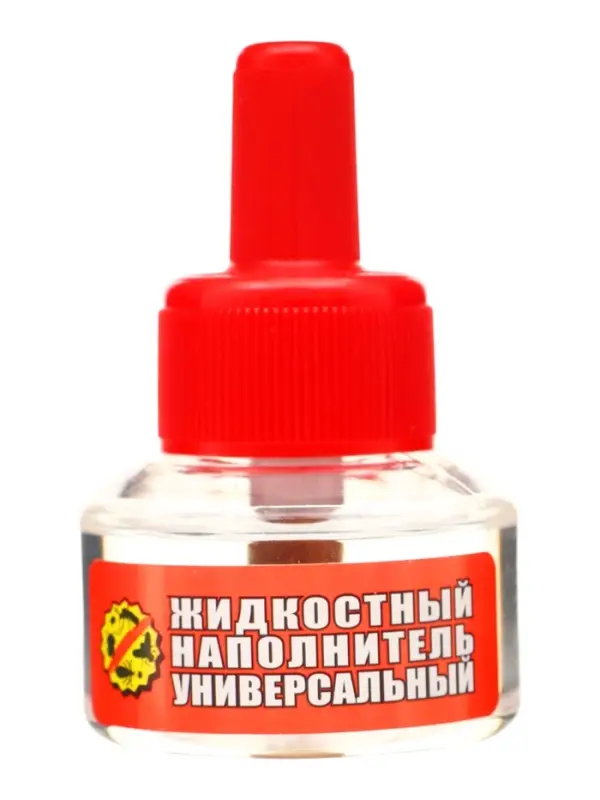 Средство инсектицидное "Жидкость от комаров" универсальный, без запаха, красное, 60 ночей, 30 мл   2