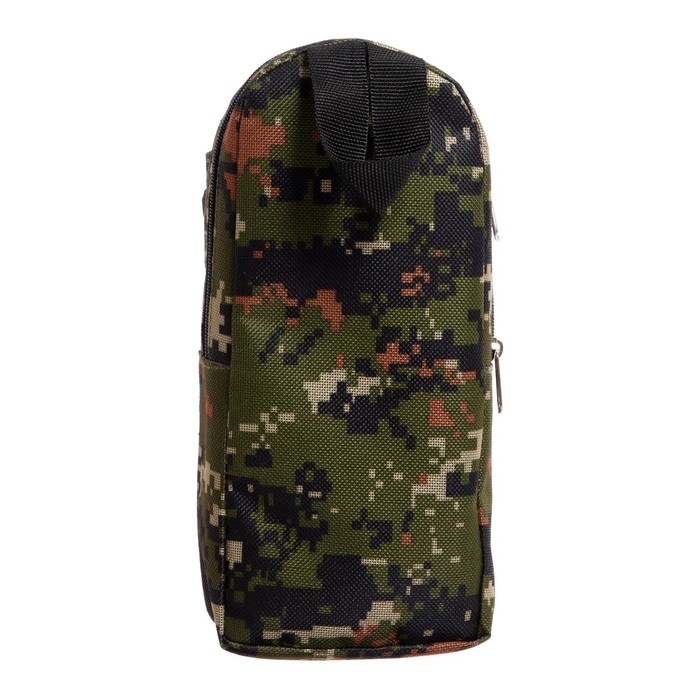 Пенал школьный Пенал школьный "Рюкзачок-милитари", на молнии, 2 отделения, МИКС