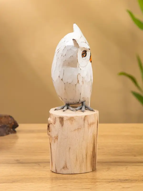 Cувенир &laquo;Совушка на пеньке&raquo;, 18 см, дерево