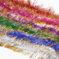 Мишура новогодняя &laquo;Зимнее волшебство. Блеск&raquo;, широкая, d=15 см, 200 см, МИКС