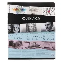 Тетрадь предметная &laquo;Физика&raquo;, 36 листов в клетку, ErichKrause Timeline