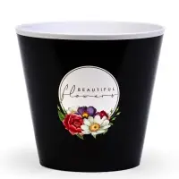 Кашпо 0,8 л "Цветы2"-2