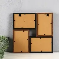 Фоторамка МДФ, стекло на 4 фото 10х15 "Тёмная ночь" 28,5х28,5х2,2 см Фоторамка МДФ, стекло на 4 фото 10х15 "Тёмная ночь" 28,5х28,5х2,2 см