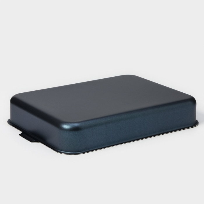 Противень «Экономика», 27×35 см, h= 6 см, антипригарное покрытие, цвет синий Противень «Экономика», 27×35 см, h= 6 см, антипригарное покрытие, цвет синий