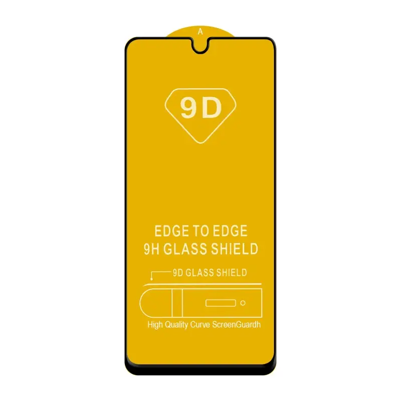 Защитное стекло для Samsung A22 с рамкой 9H Full Glue без упаковки (25 шт./уп.)