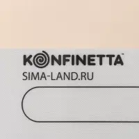 Коврик для выпечки армированный KONFINETTA &laquo;Эклер&raquo;, силикон, 38&times;28 см, 0.4 мм, белый
