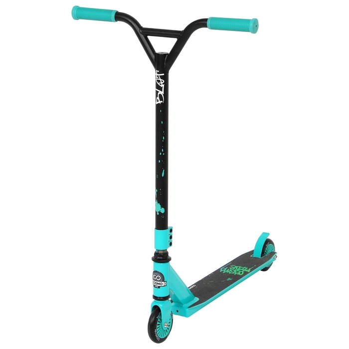 Самокат трюковой COSMORIDE BLOT, колёса PU 100 мм, ABEC 7, цвет бирюзовый Самокат трюковой COSMORIDE BLOT, колёса PU 100 мм, ABEC 7, цвет бирюзовый