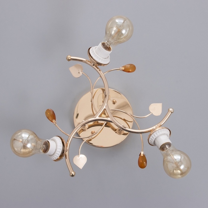 Люстра Люстра "Грета"БП 3х40Вт Е27 Золото МОДЕЛЬ: 2600553