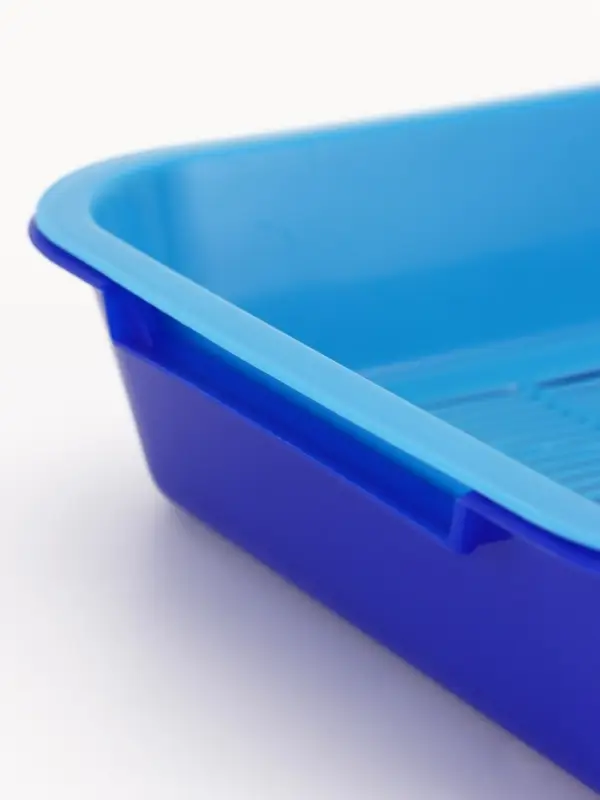 Туалет средний с сеткой 36&times;26&times;6.5 см, синий/черничный