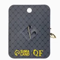 Брошь "Ветка Рябины", цвет красно-зелёный в золоте