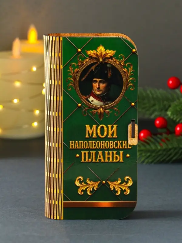 Купюрница  Купюрница "Мои наполеоновские планы" 17х8,5 см