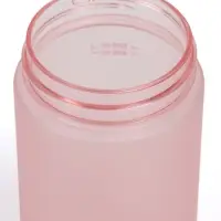Бутылка для воды onlytop, 550 мл, тритан, с трубочкой, с поильником, розовая