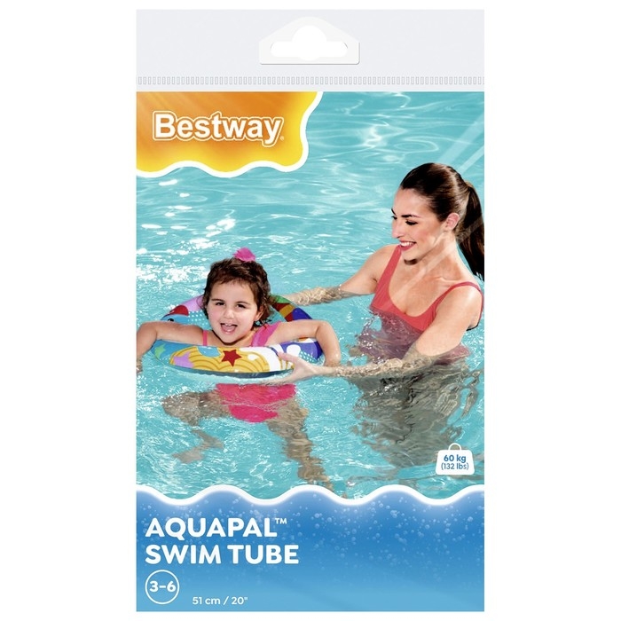 Круг надувной для плавания «Морские приключения», d=51 см, от 3-6 лет, цвет МИКС, 36113 Bestway Круг надувной для плавания «Морские приключения», d=51 см, от 3-6 лет, цвет МИКС, 36113 Bestway