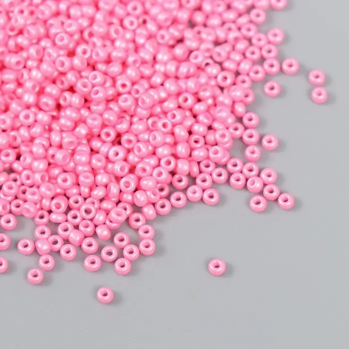 Бисер стекло 12/0 Бисер стекло 12/0 "Розовый щербет" 15 гр