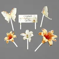 Топпер для торта «Самый прекрасный день»