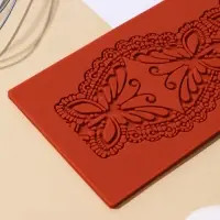 Коврик для айсинга Доляна «Бабочки», силикон, 39×10×0,5 см, цвет МИКС Коврик для айсинга Доляна «Бабочки», силикон, 39×10×0,5 см, цвет МИКС