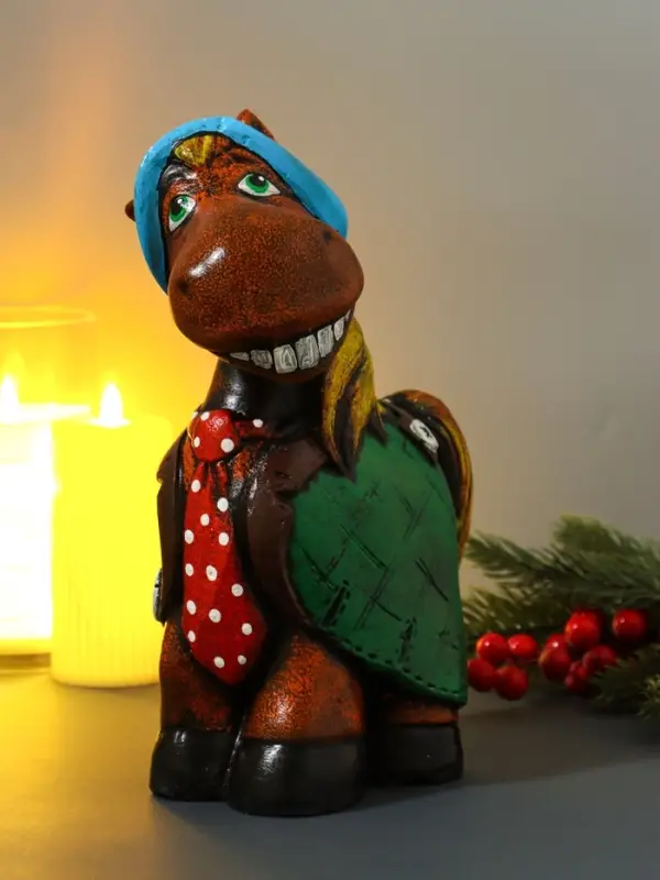 Копилка  Копилка "Конь в пальто" 16,5х11,5х25 см