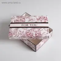 Коробка подарочная складная, упаковка, &laquo;Для тебя&raquo;, 30 х 20 х 9 см