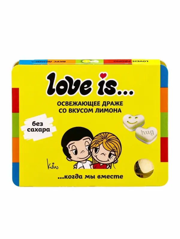Освежающие конфеты Love is, со вкусом мяты в блистере, 10.8 г