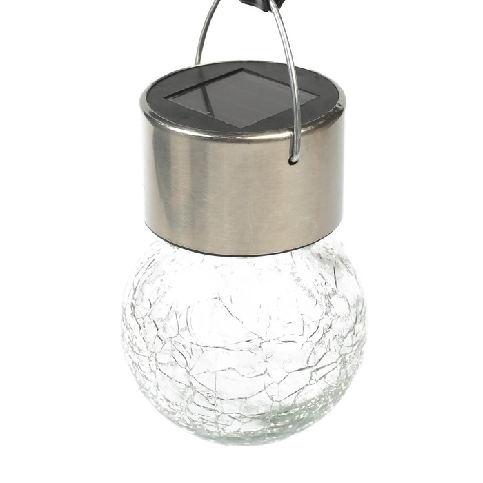 Садовый светильник на солнечной батарее «Лампочка», 7 × 9 × 7 см, 1 LED, свечение белое Садовый светильник на солнечной батарее «Лампочка», 7 × 9 × 7 см, 1 LED, свечение белое