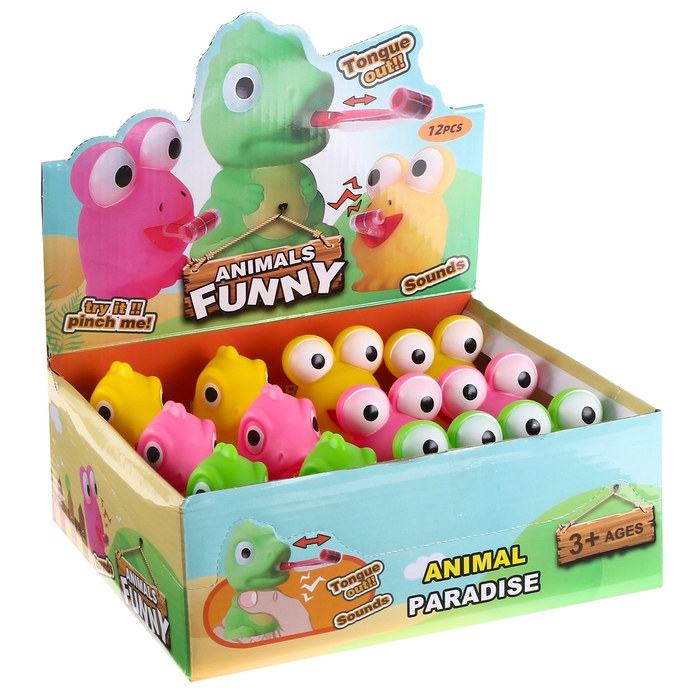 Мялка «Звери» с язычком, виды МИКС Мялка «Звери» с язычком, виды МИКС