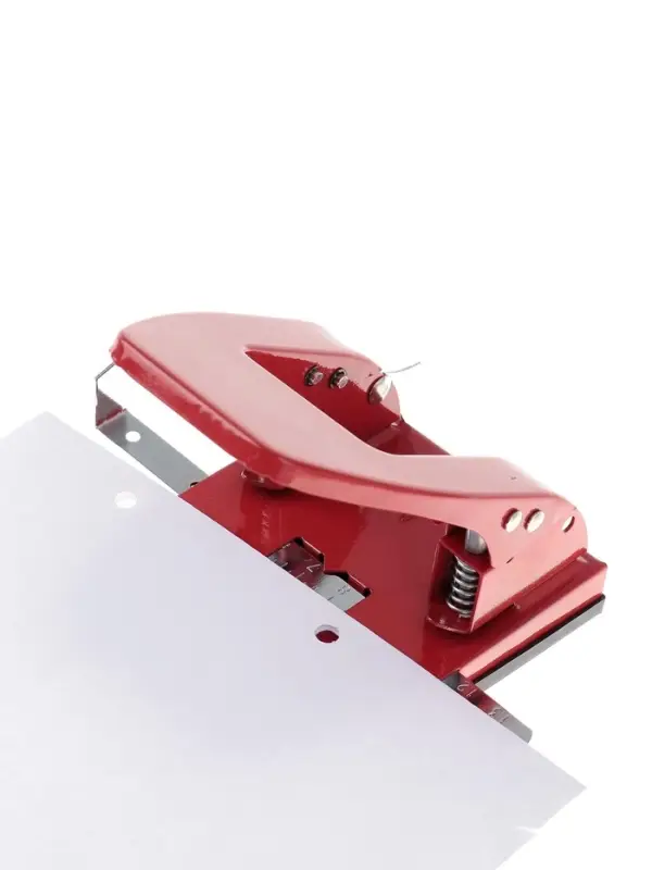 Дырокол на 30 листов, большой, металлический, с металлической линейкой, МИКС