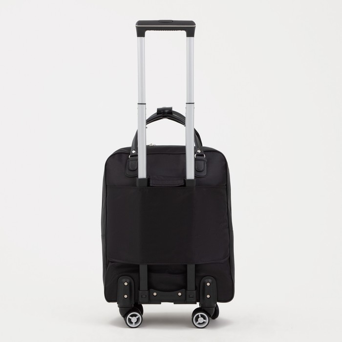 Сумка дорожная 20 Сумка дорожная 20" на колёсах, отдел на молнии, наружный карман, цвет чёрный