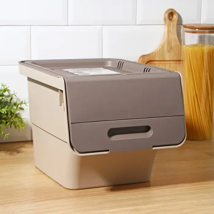 Ящик для овощей IDEA &laquo;Смарт&raquo;, 12 л, 26&times;34&times;24 см, латте