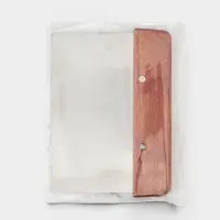 Шпатель кондитерский Доляна, 15&times;11 см, нержавеющая сталь, коричневый