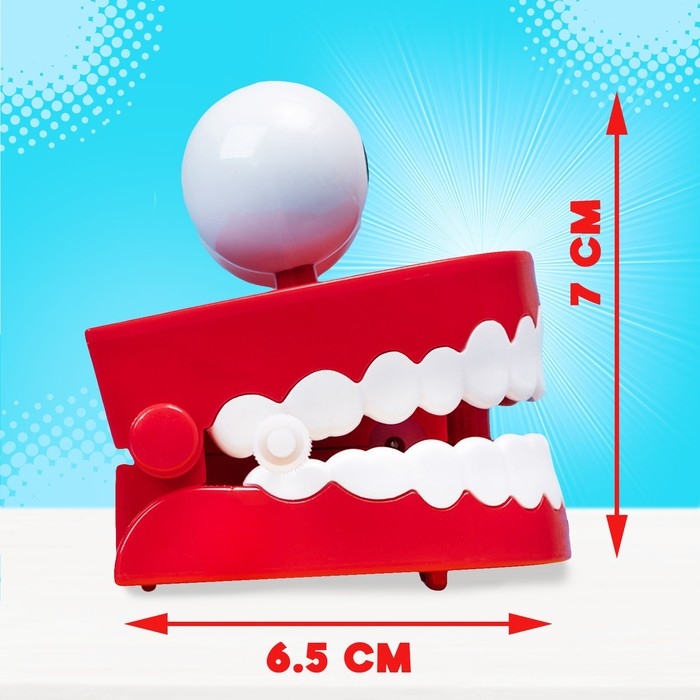 Заводная игрушка «Челюсти с глазами» Заводная игрушка «Челюсти с глазами»